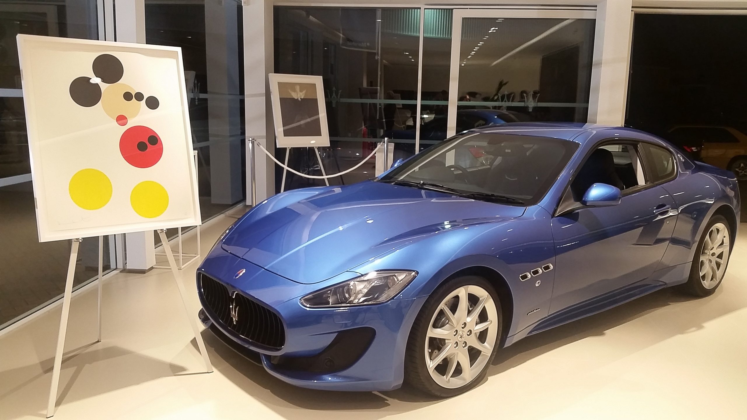 Marshall celebrates Maserati dealership with exclusive British artwork