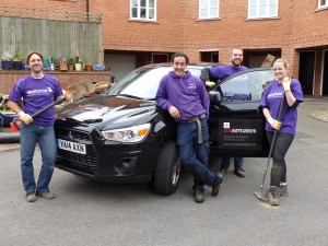 WellChild are making good use of the Mitsubishis on loan from CCR Mitsubishi