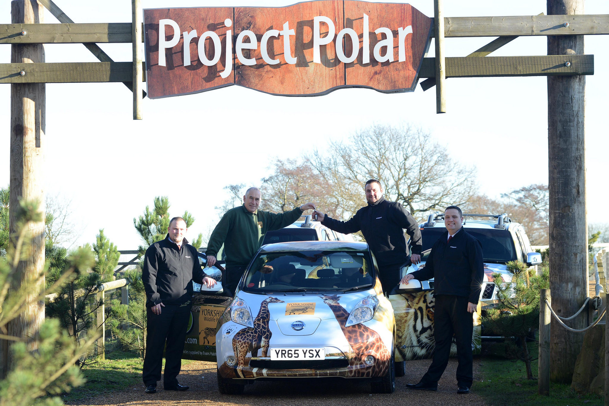 Evans Halshaw Nissan Doncaster roars into Yorkshire Wildlife Park Car