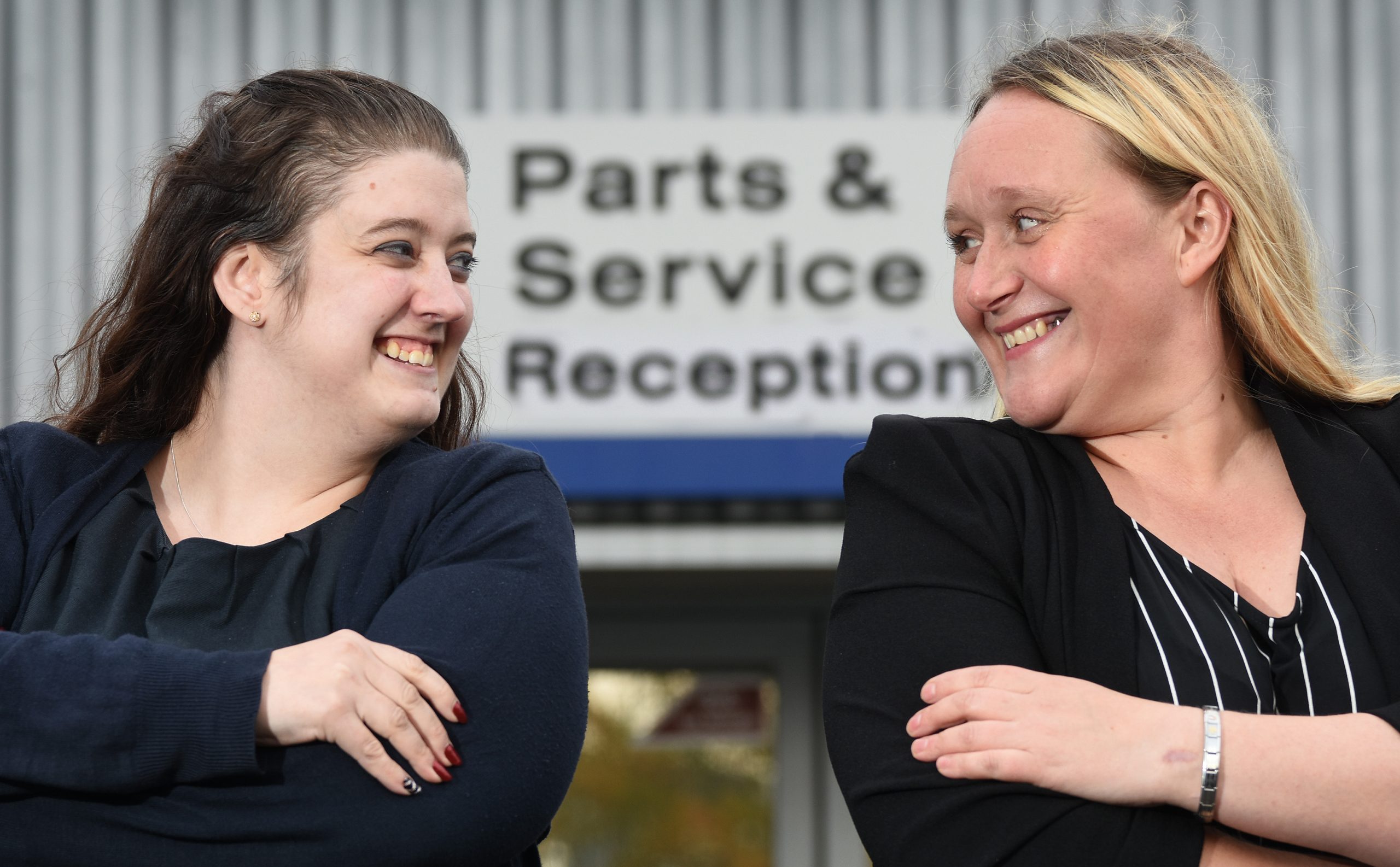 It's the Waltons at the double Service department's Ashley and Ashley