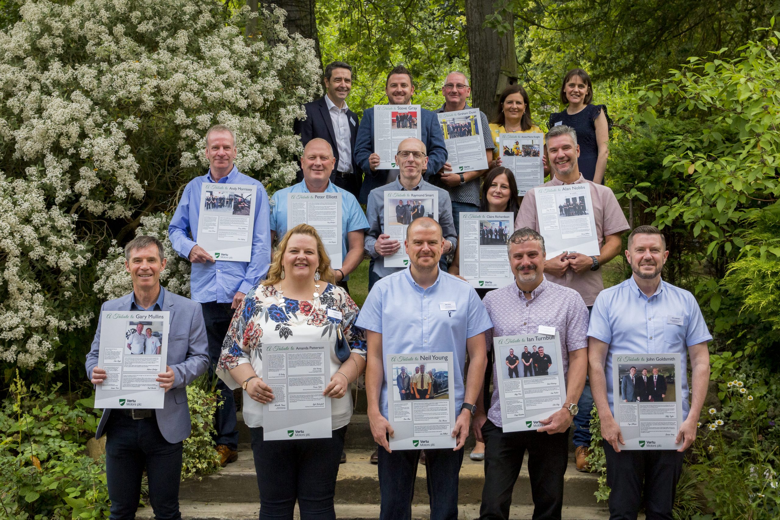 Vertu Motors colleagues clock up more than 2,000 years of service Car