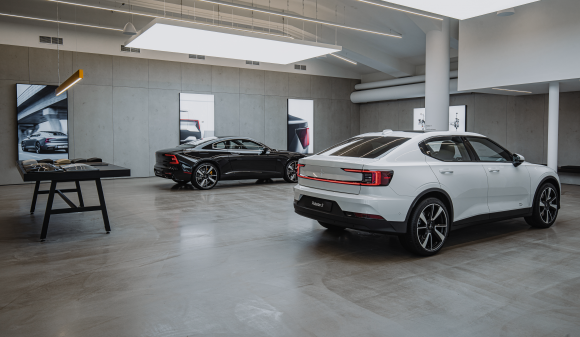 Polestar dealership known as a Polestar Space