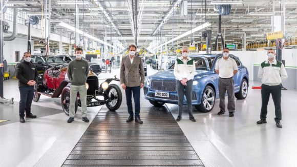 Bentley 200,000 vehicle built