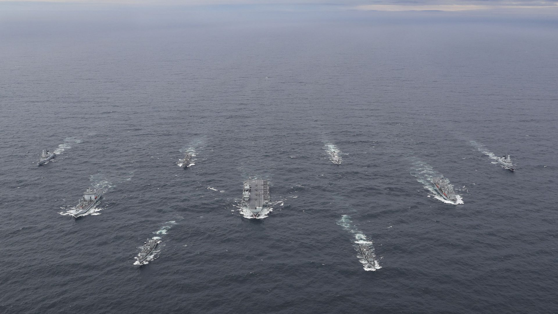 Navy Carrier Strike Force at sea