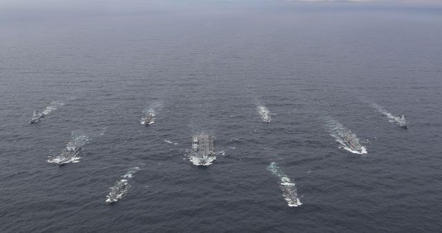 Navy Carrier Strike Force at sea
