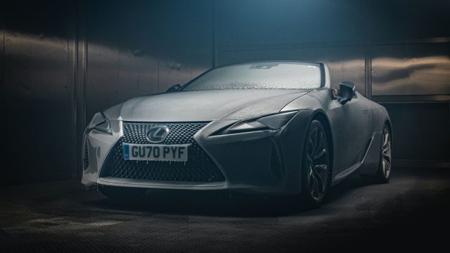 Lexus LC Convertible has been tested to freezing conditions