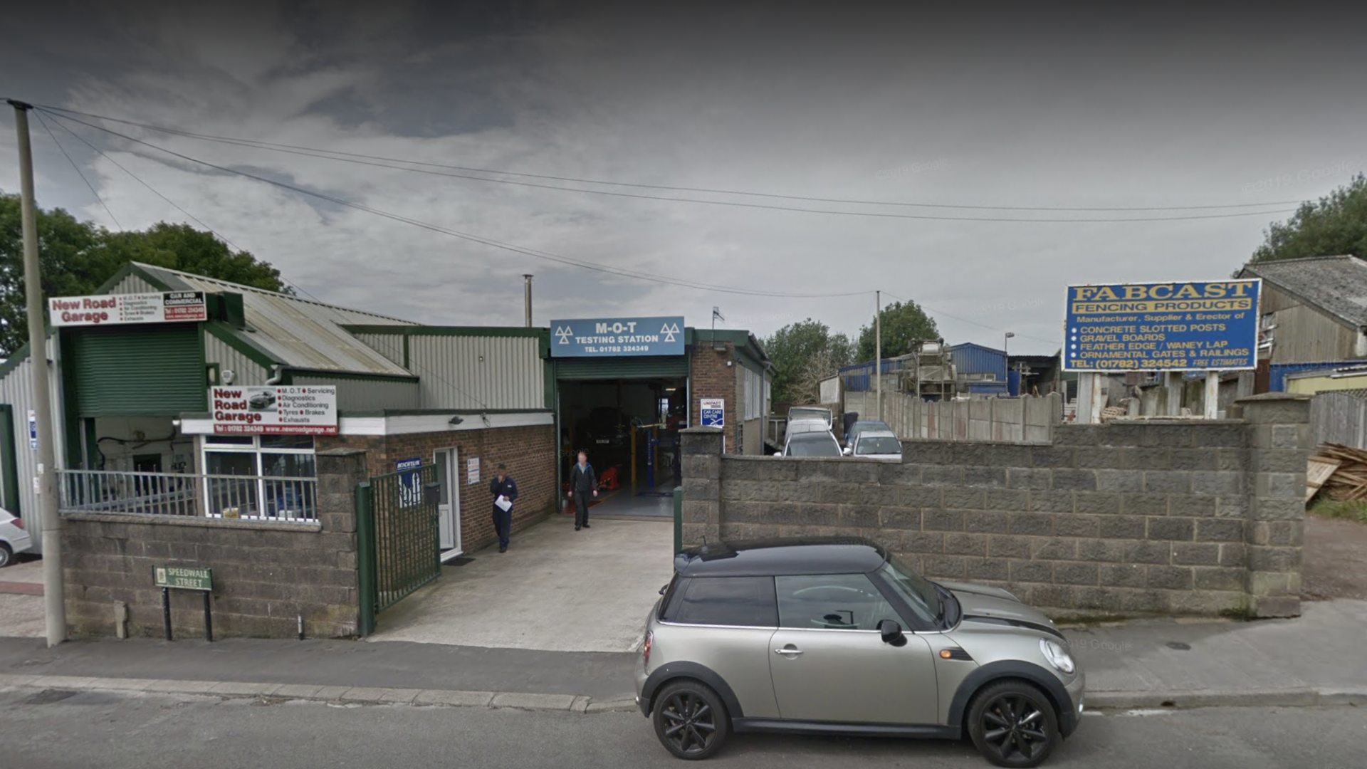 Google Street View of New Road Garage