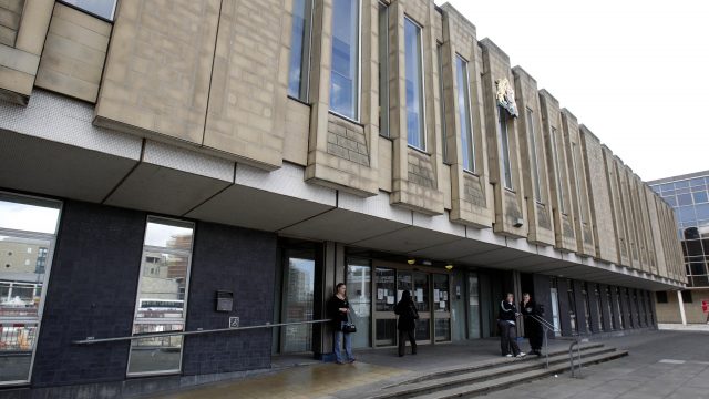 GV shot of Bradford Magistrates' Court