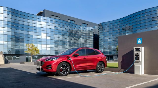 Ford Kuga PHEV on charge