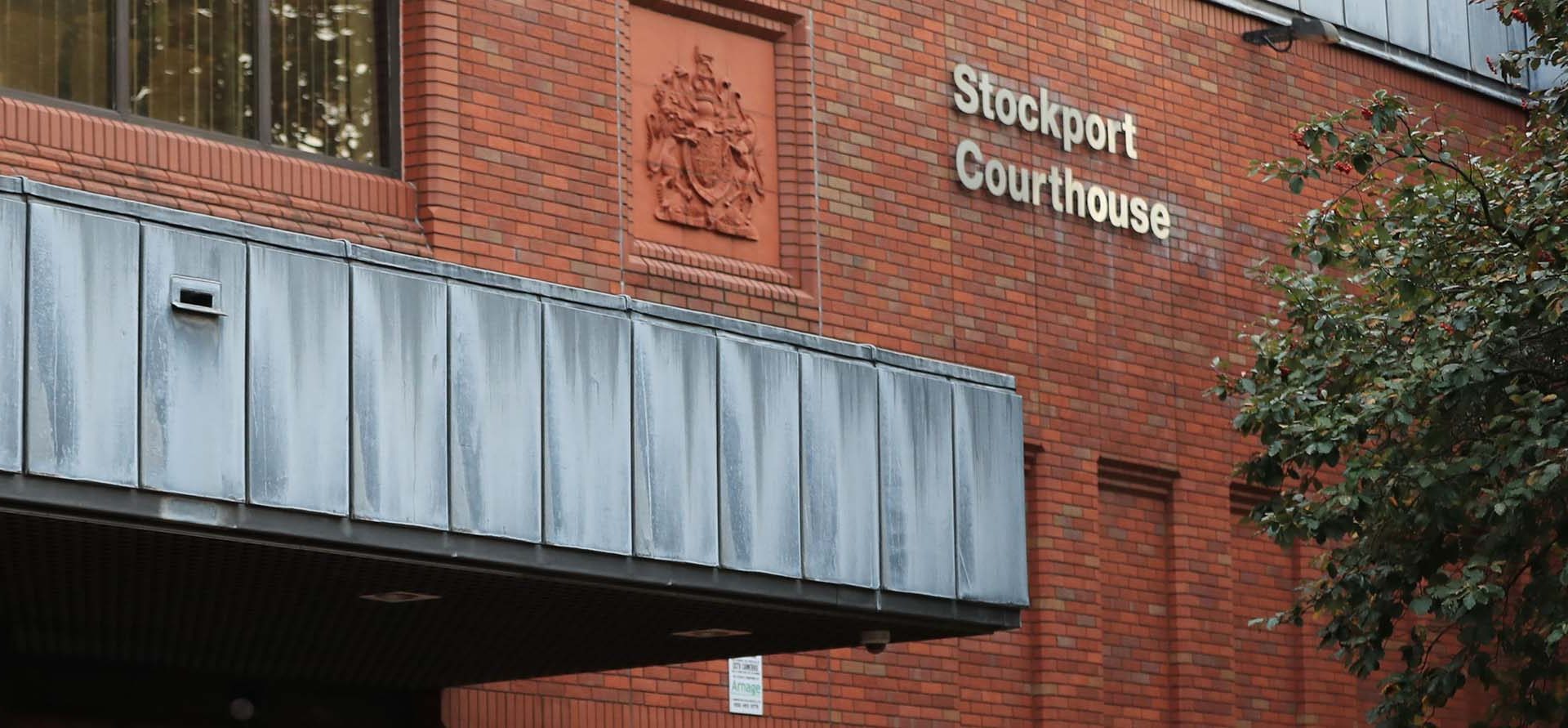 Stockport Magistrates' Court September 2017, via PA
