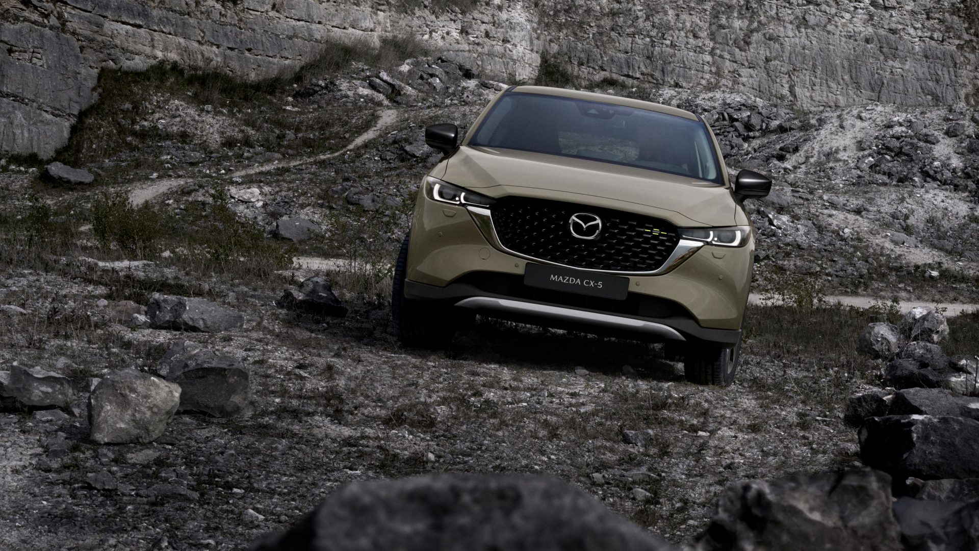 Mazda CX-5 driving off road