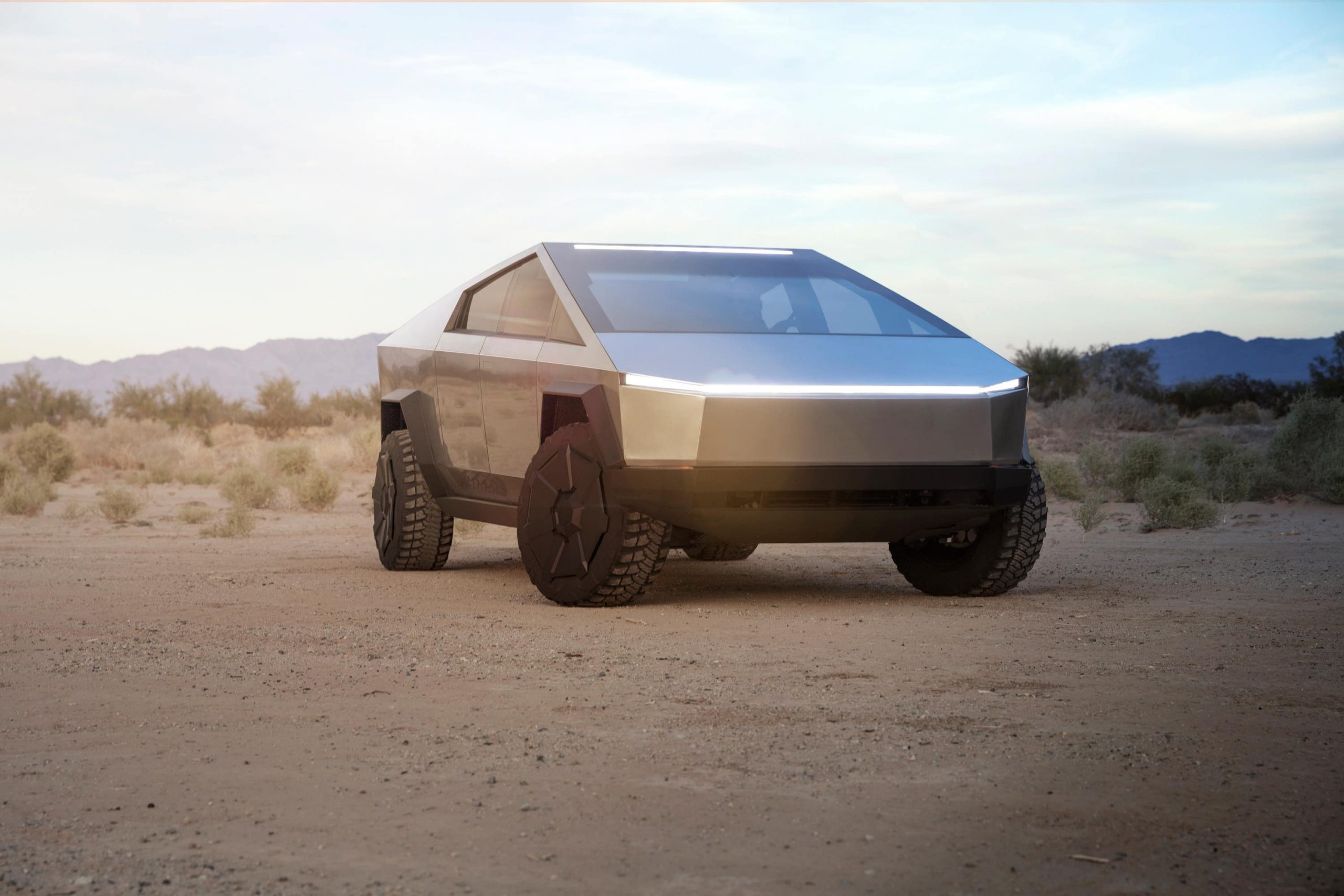 First Tesla Cybertruck rolls off production line after two-year delay ...