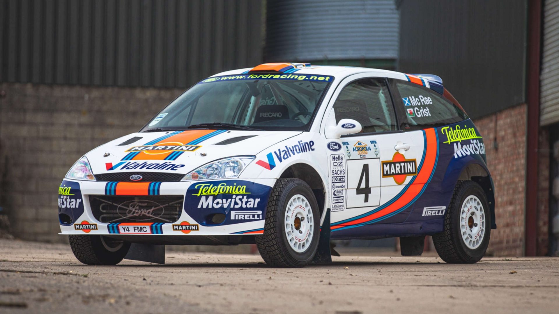 Colin McRae Ford Focus up for auction