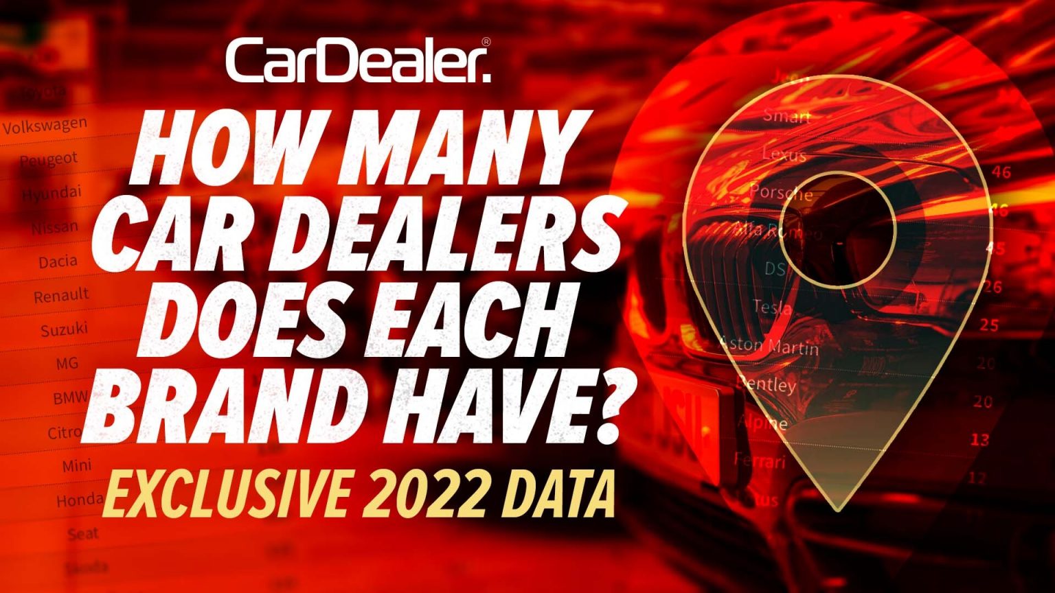 How many car dealerships are there in the UK? Exclusive list of every franchised car dealer in