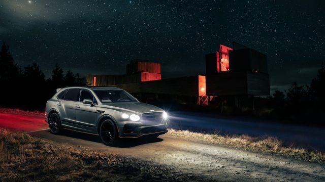 Bentley Mulliner Bentayga Speed Space Edition, via PA