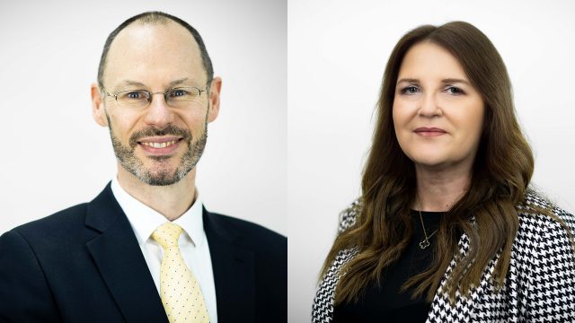 Andrew Sweeney and Annette Whitworth