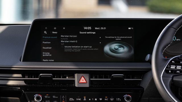 Kia EV6 sound system