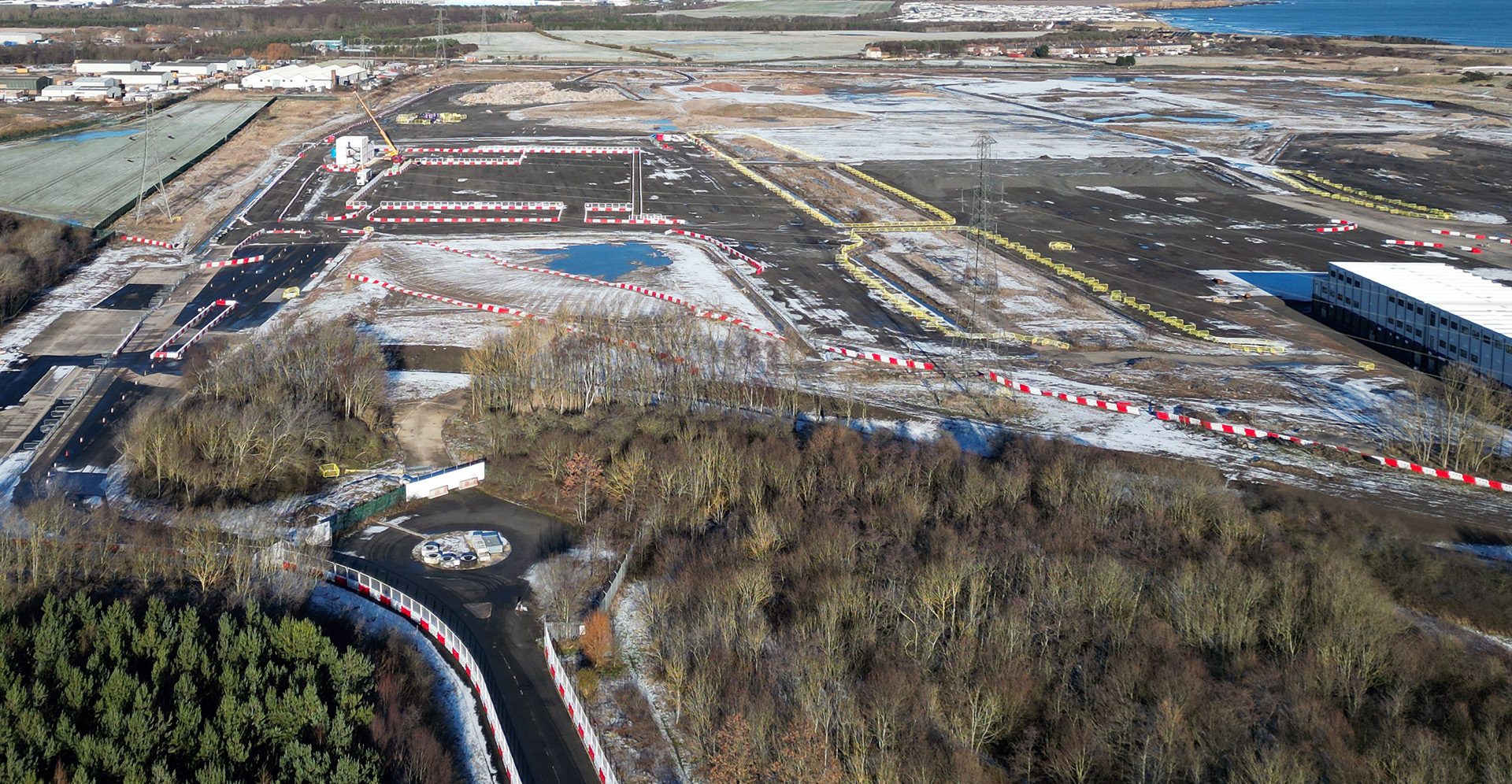 Britishvolt site in Cambois, near Blyth, via PA