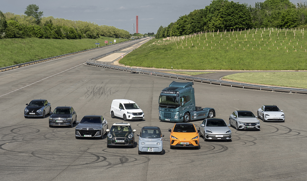 EV line-up at SMMT