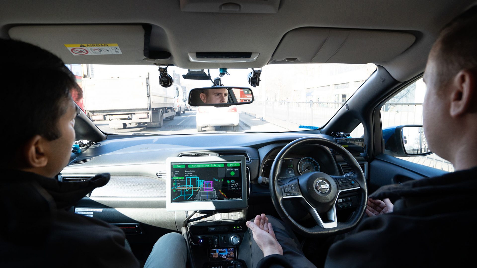 An autonomous vehicle trial, via PA