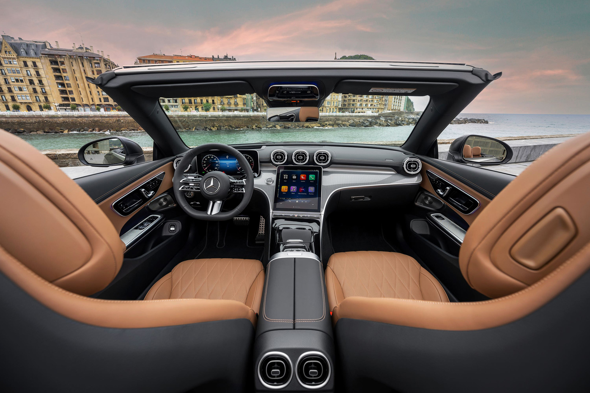 Mercedes-Benz CLE Cabriolet interior, via PA