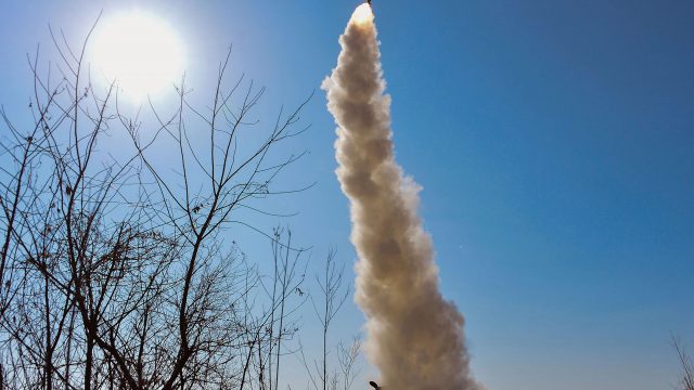 North Korean missile test