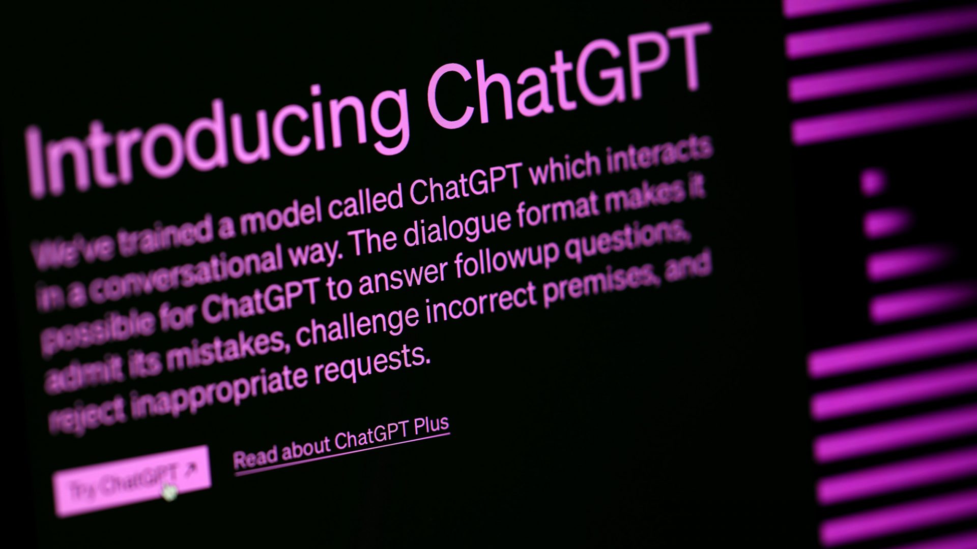 The ChatGPT website via PA