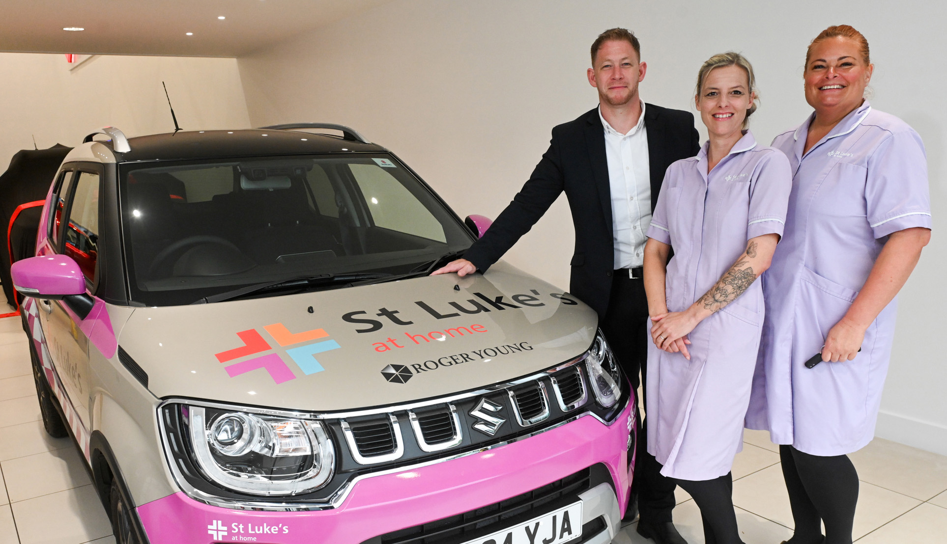 Roger Young car dealership revs up with Suzuki to help keep hospice