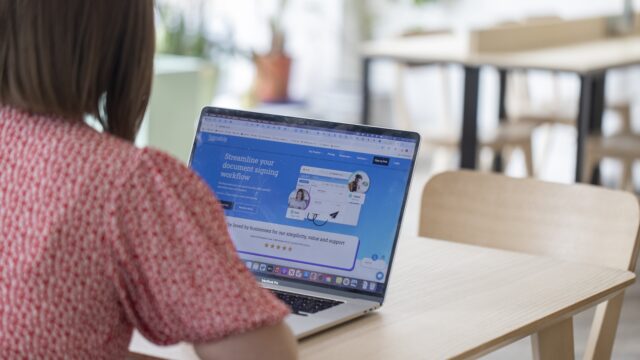 Signable on a computer screen