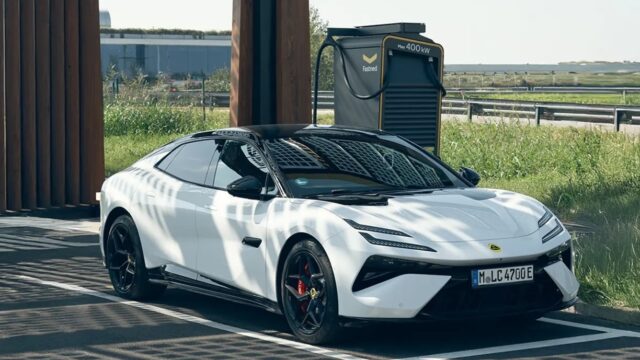 Lotus Emeya charging