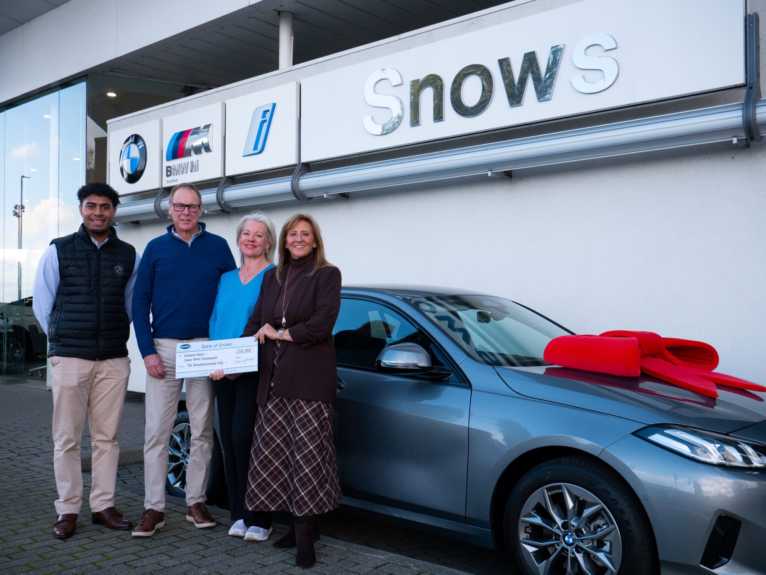 Snows Motor Group gives away £10,000 to customer in 75-plate prize draw