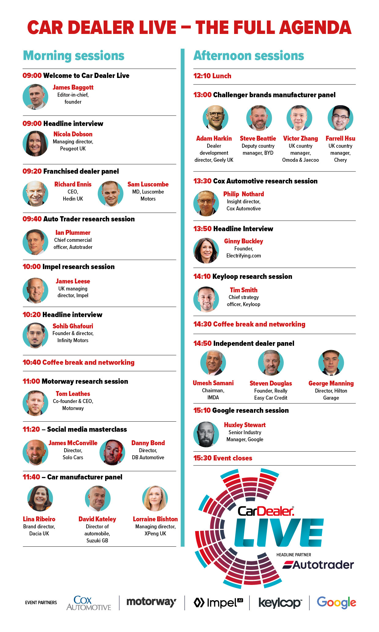 Car Dealer Live Agenda 2026