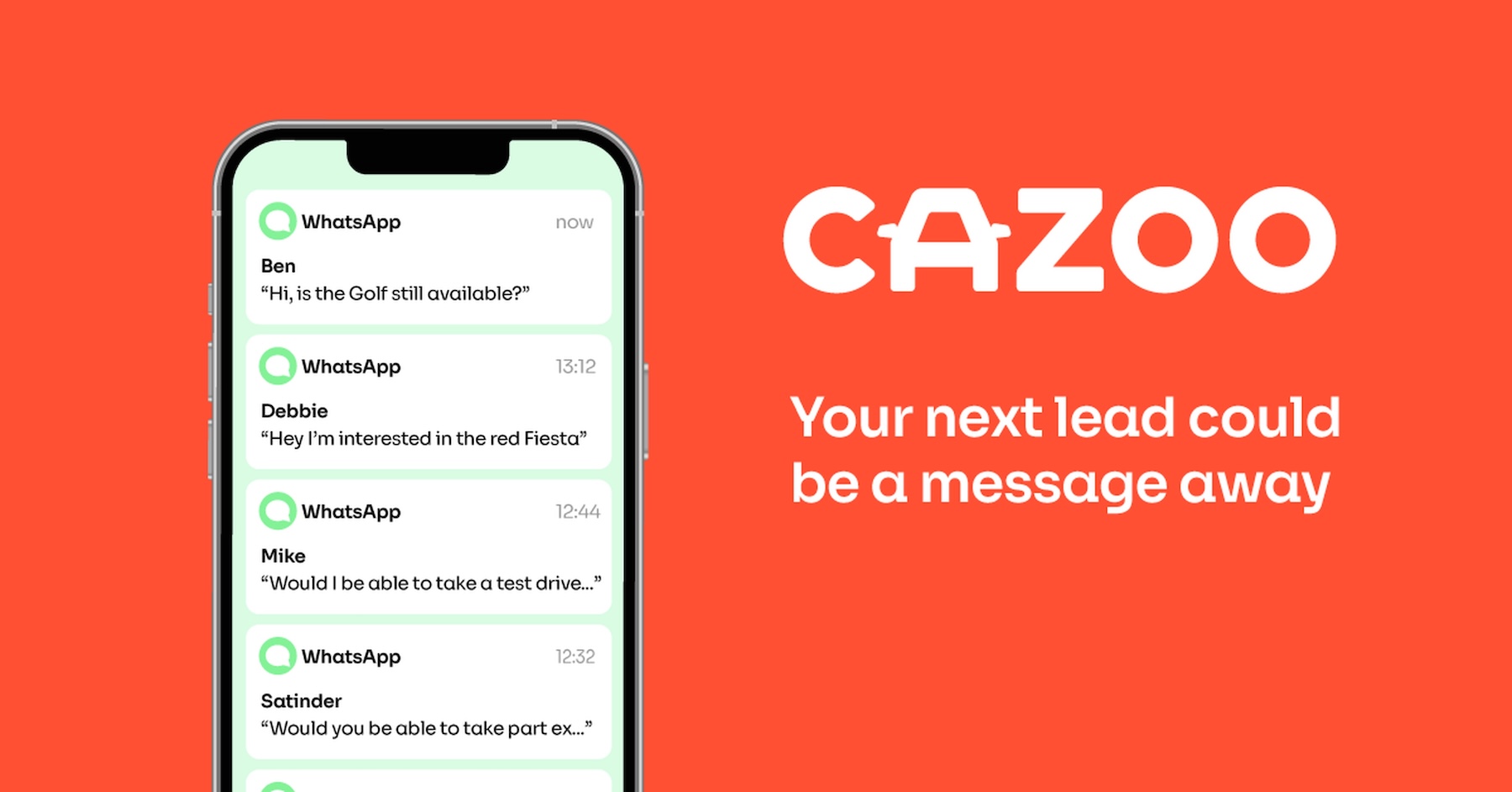 Cazoo WhatsApp