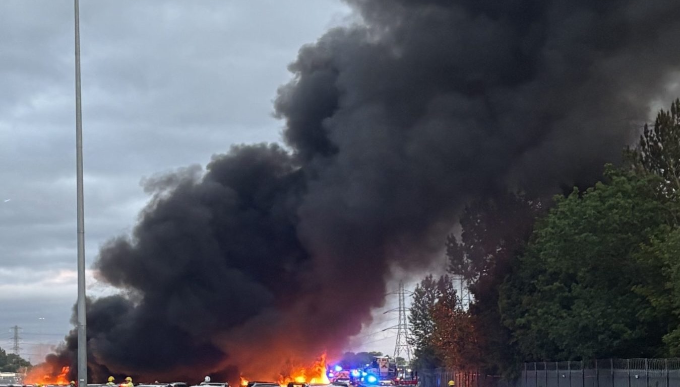Jaecoo fire in Southampton