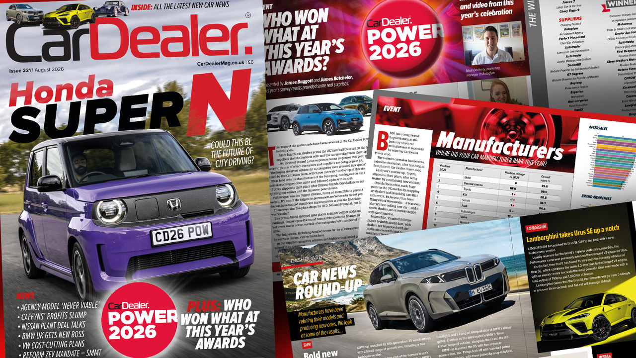 Out now: Issue 221 – Car Dealer Power 2026 results, plus we drive Honda's cute Super N