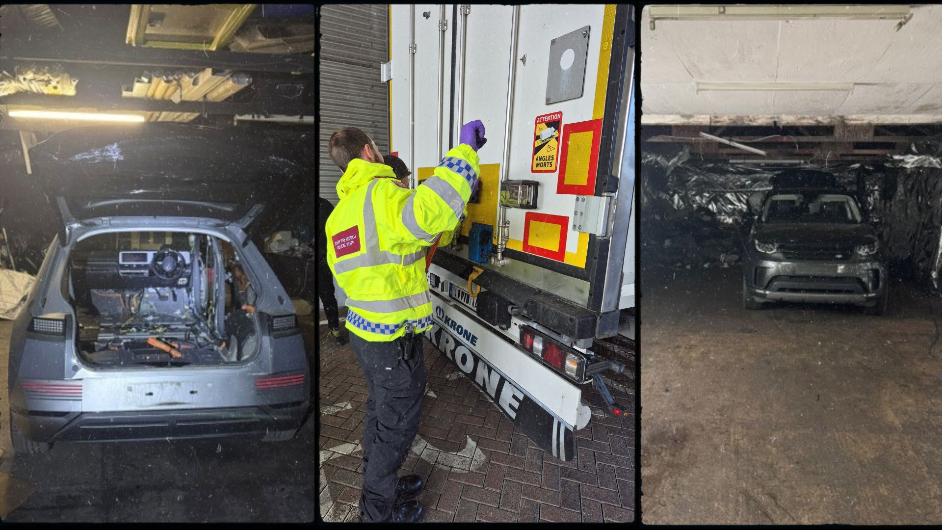 Police recover £2.6m of stolen vehicles and shut down eight chop shops in nationwide crackdown