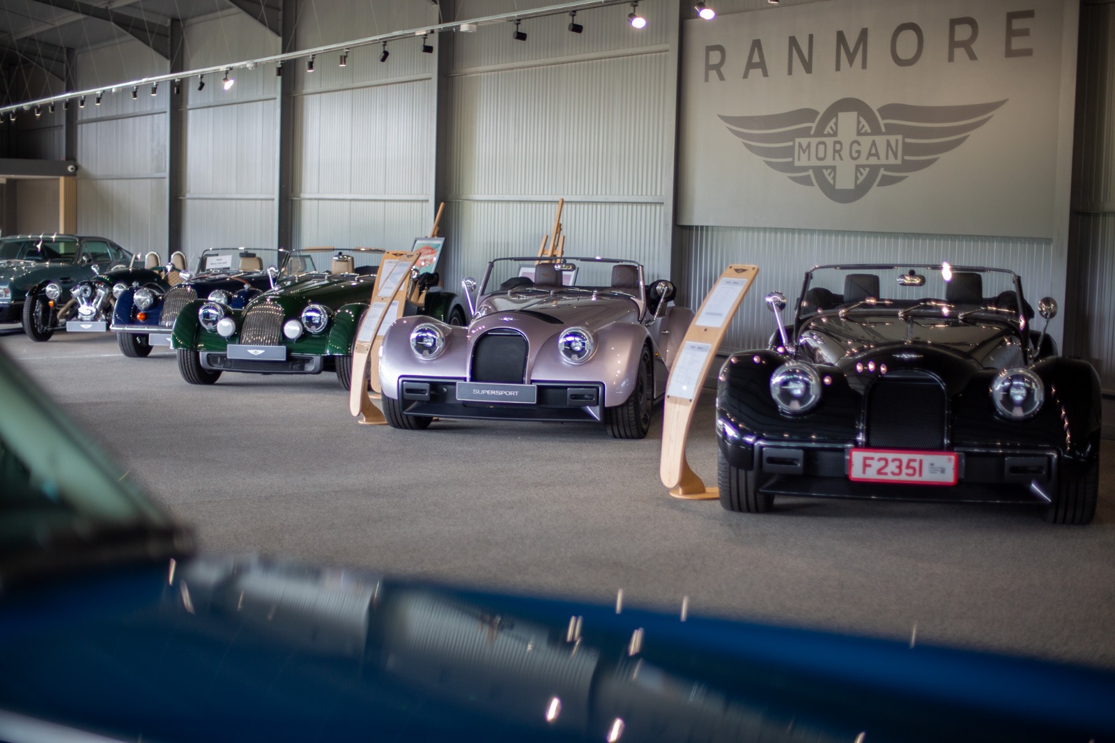 New Morgan dealership opens with cutting edge floor made from 1.6m plastic staws