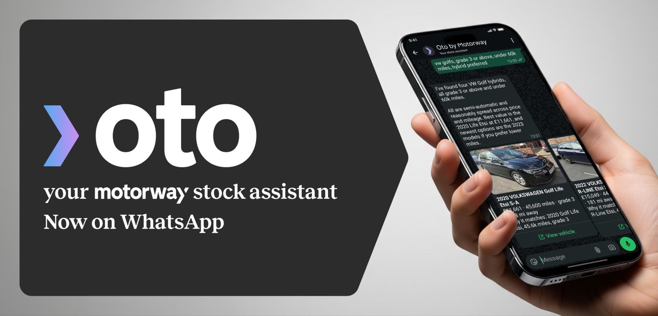 Motorway launches AI WhatsApp assistant to help dealers find used car stock